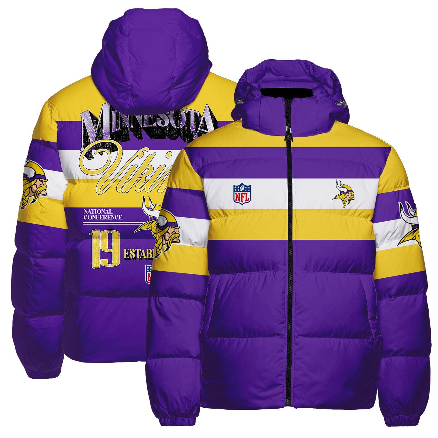 Minnesota Vikings CozyCloud Down Jacket AZBTDWJ000313