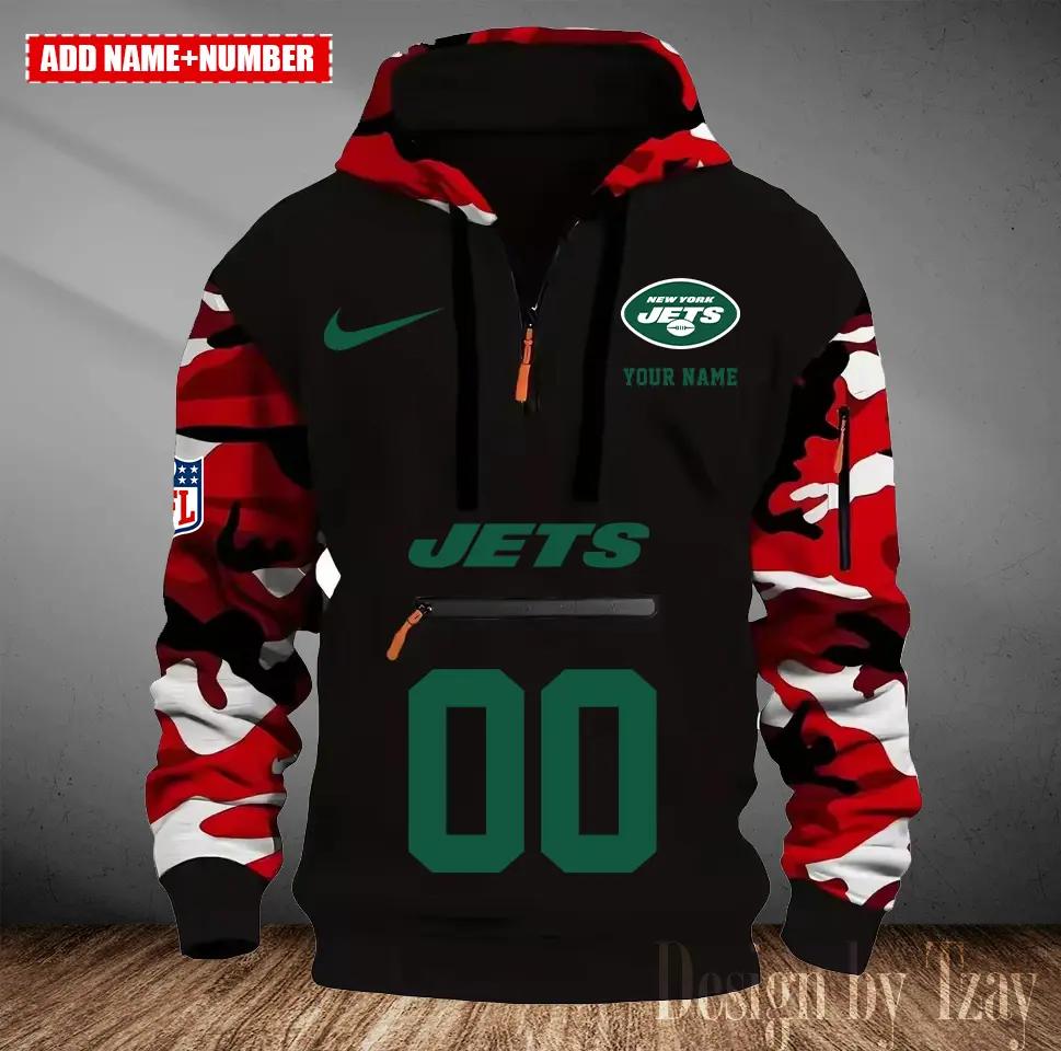 New York Jets Camouflage Hooded Sweatshirt HA25