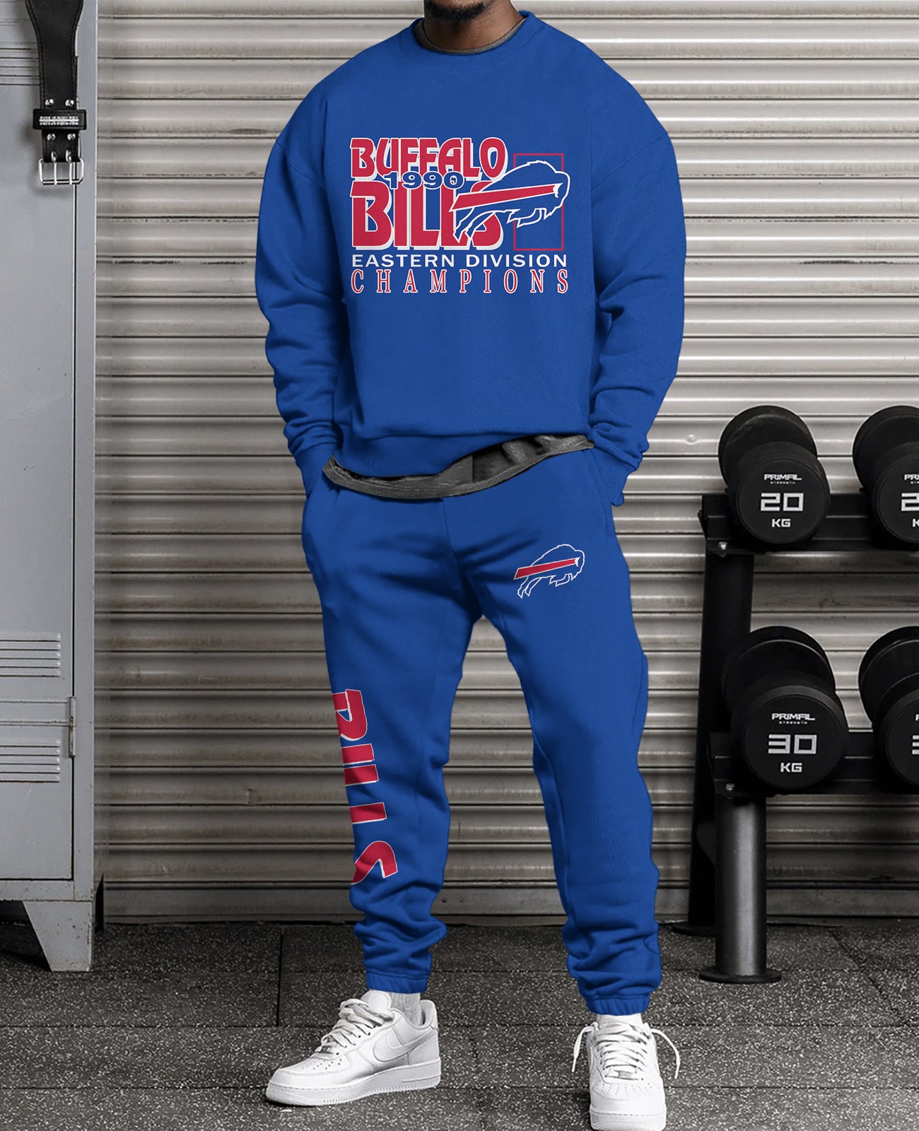 Buffalo Bills Combo 3D Sweatsuit and Sweatpants Unisex CBSP215