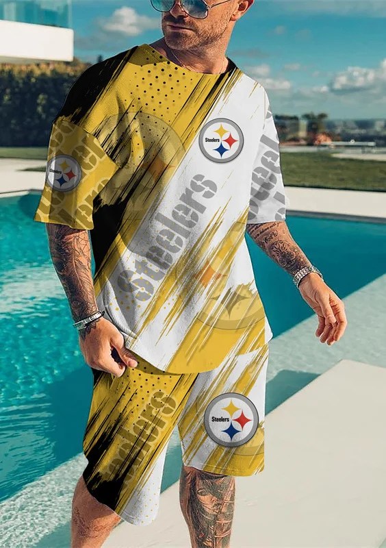 Pittsburgh Steelers T-shirt and Shorts AZTS115