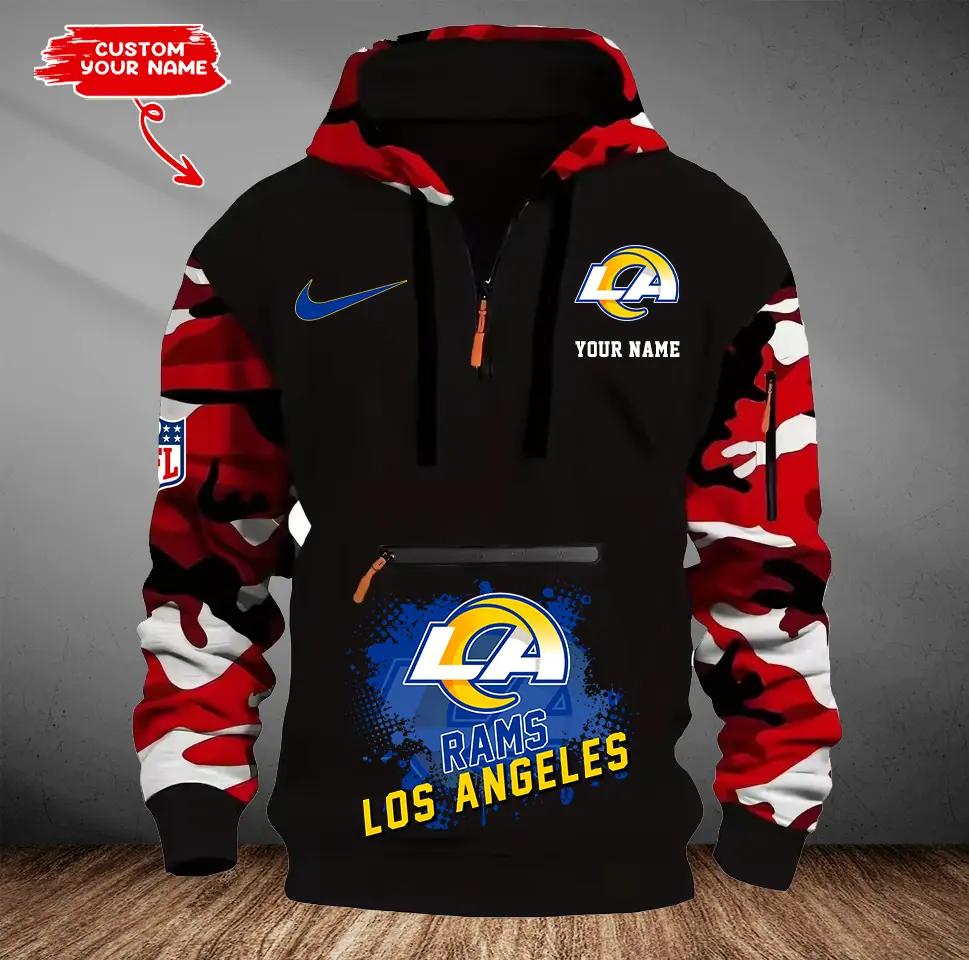 Los Angeles Rams Camouflage Hooded Sweatshirt HA50