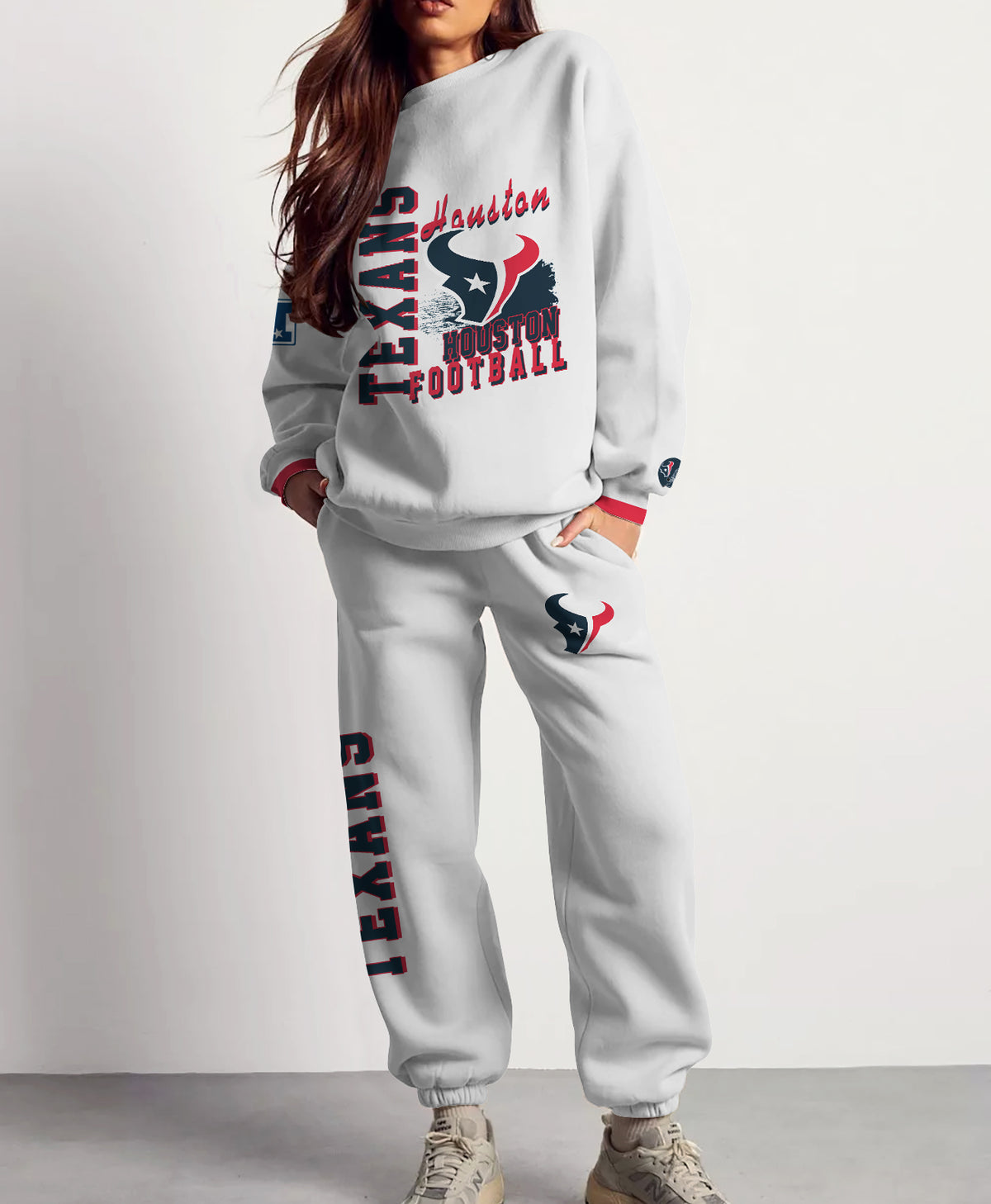 Houston Texans Combo 3D Sweatsuit and Sweatpants Unisex CBSP233