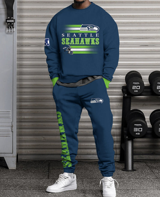 Seattle Seahawks Combo 3D Sweatsuit and Sweatpants Unisex CBSP190