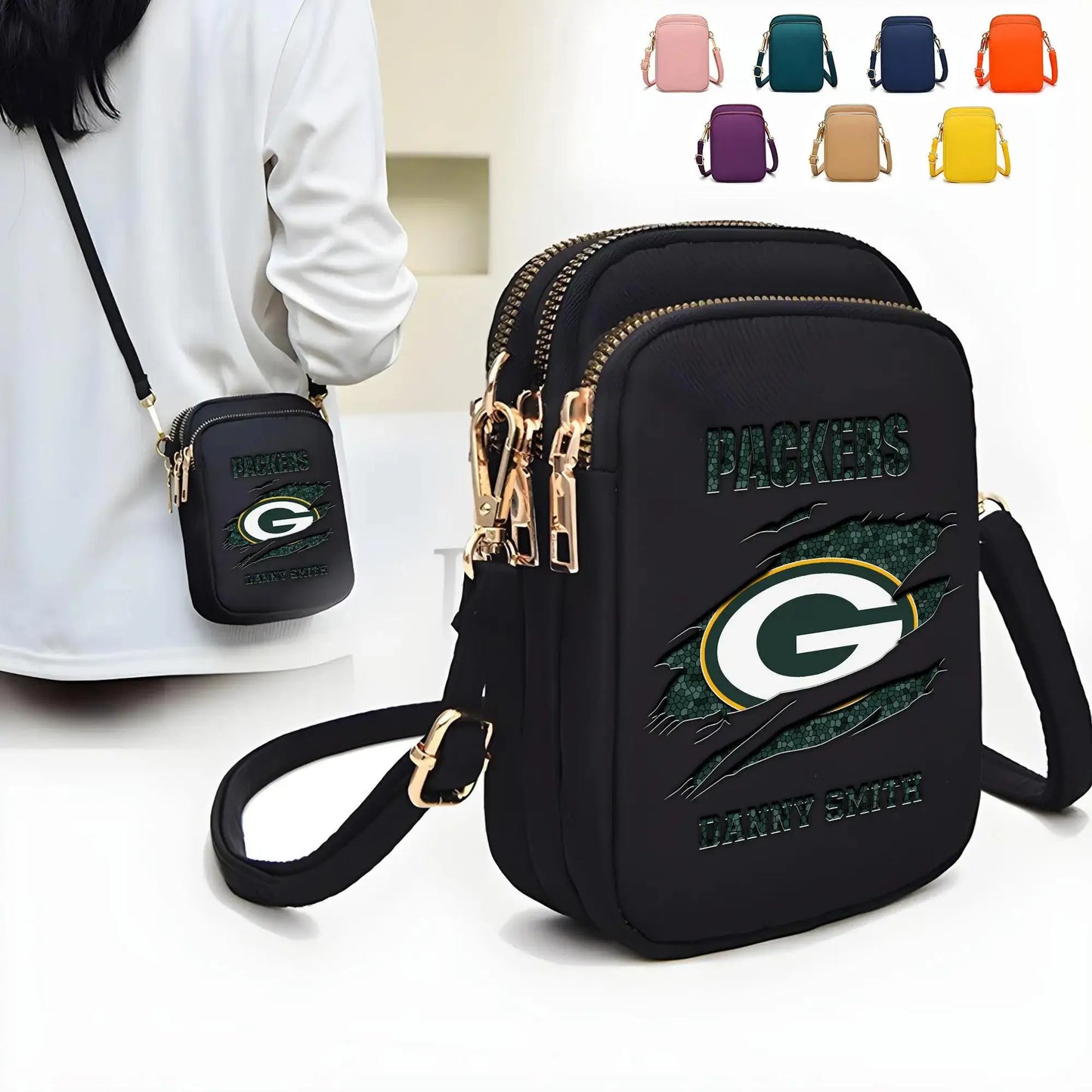Green Bay Packers Mini Crossbody Bag for Women New Trending 2025 AZBT2DMCB000040