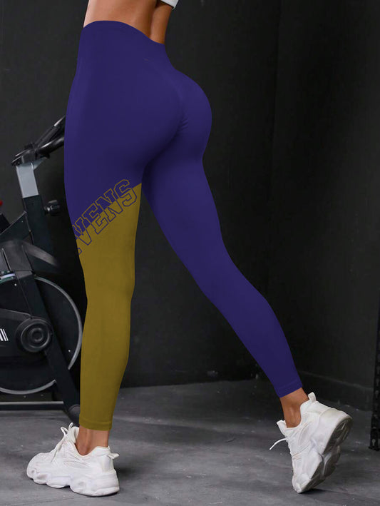 Baltimore Ravens High Waist Push Up Printed Leggings (2)