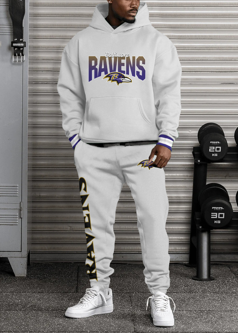 Baltimore Ravens Combo Pullover Hoodie And Sweatpants AZBTPHSP000141
