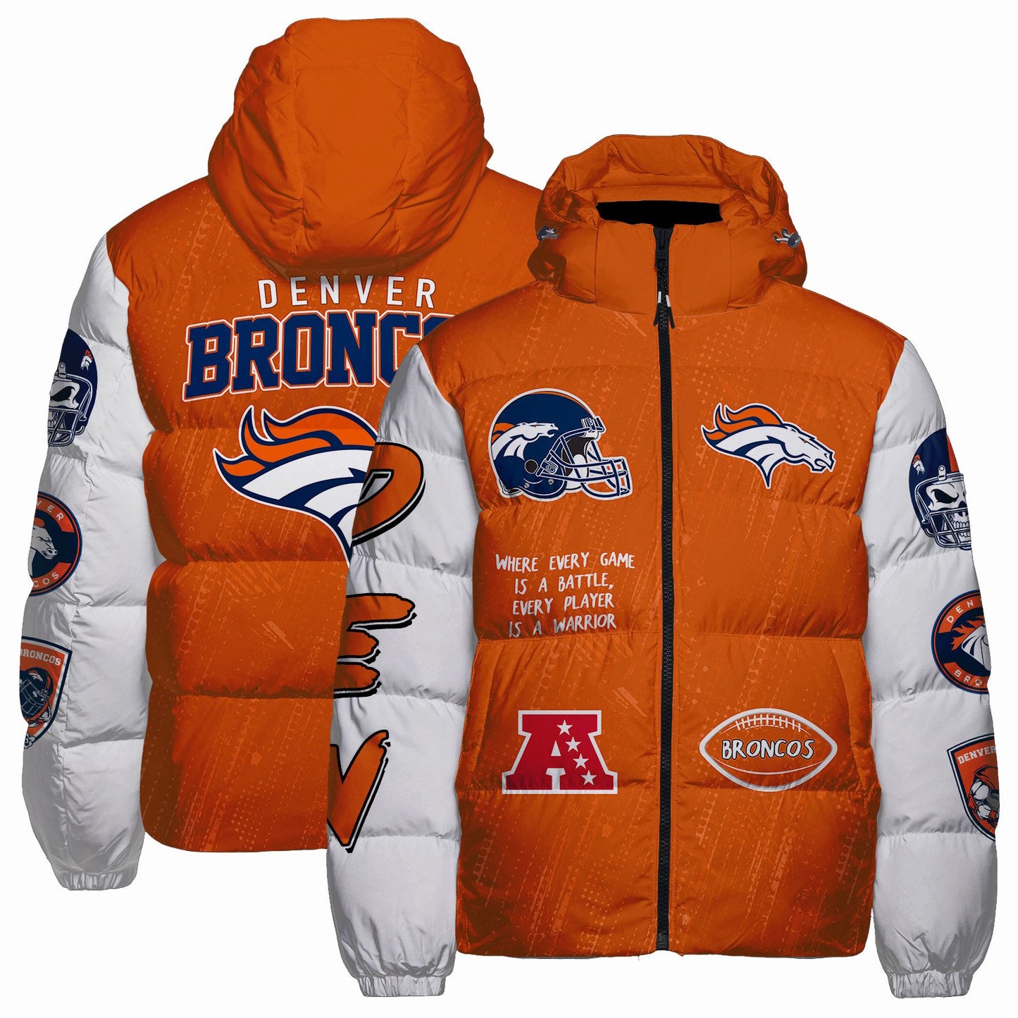 Denver Broncos CozyCloud Down Jacket AZBTDWJ000119
