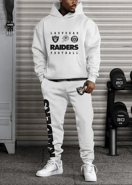 Las Vegas Raiders Combo Pullover Hoodie And Sweatpants AZBTPHSP000062