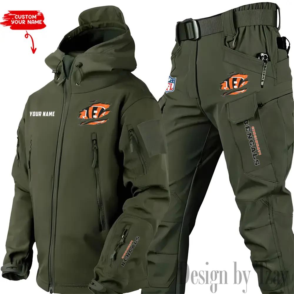 Cincinnati Bengals Outdoor Jacket and Pants 000075