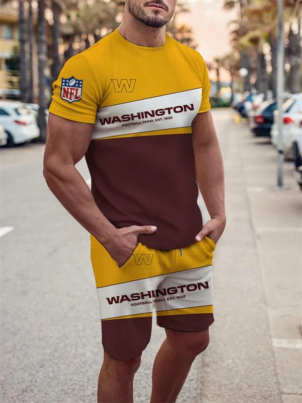 Washington Commanders T-shirt and Shorts AZTS454