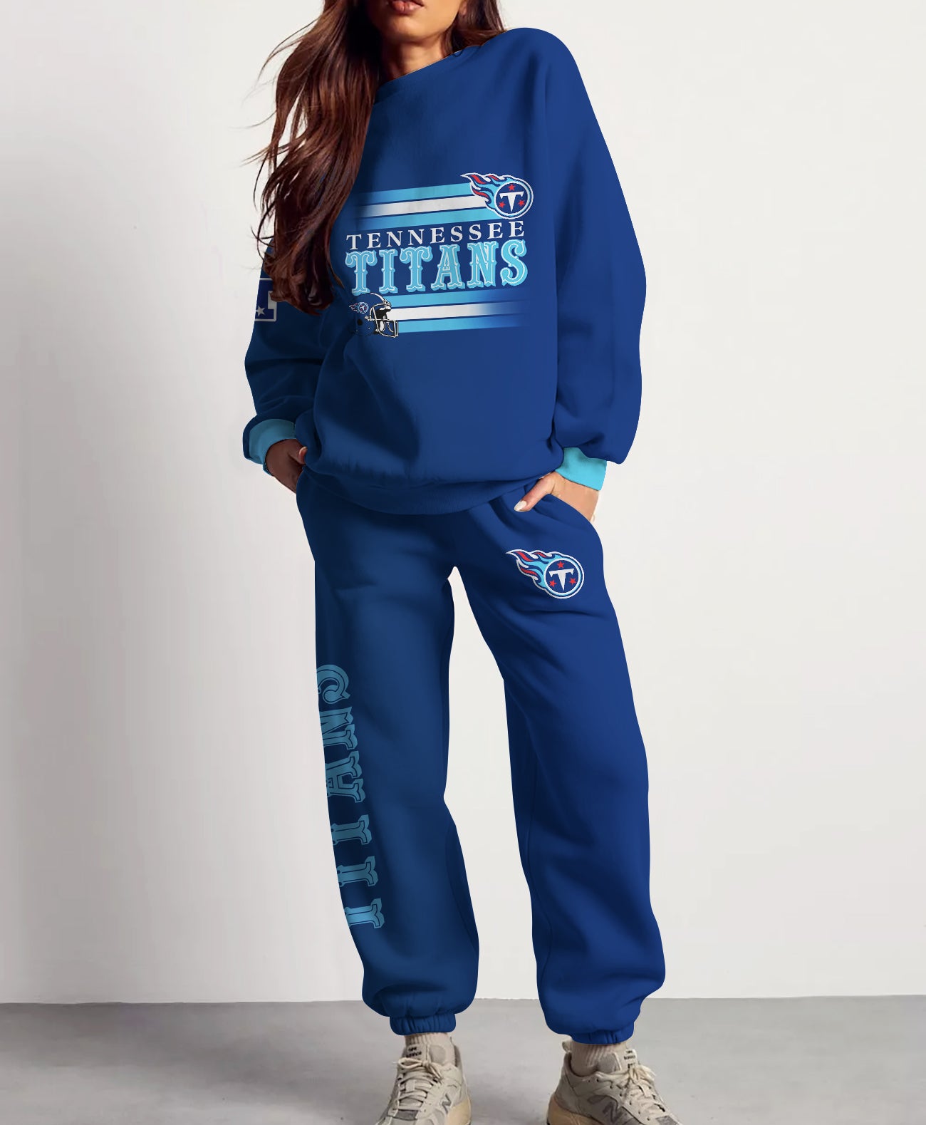 Tennessee Titans Combo 3D Sweatsuit and Sweatpants Unisex CBSP254