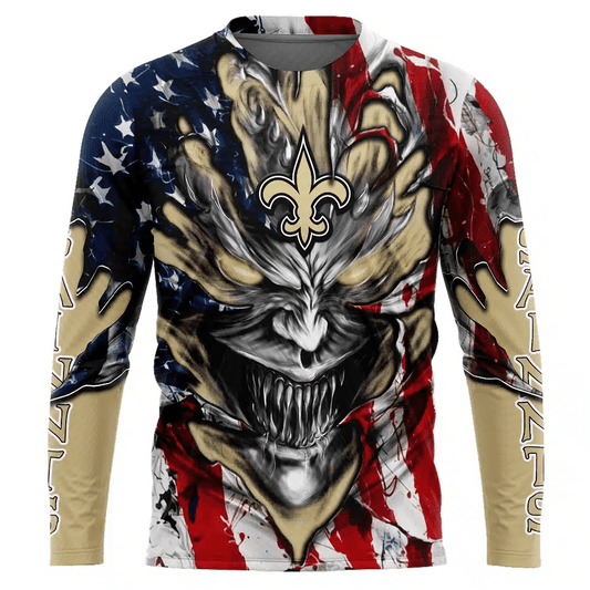 New Orleans Saints All Over Printed T-shirt Sweatshirt Hoodie AZCHD590