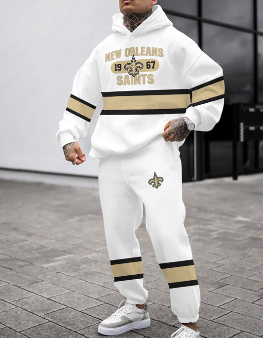 New Orleans Saints Combo Pullover Hoodie And Sweatpants AZBTPHSP000046