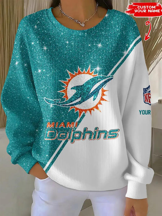 Miami Dolphins Women’s Knit Sweatshirt EM148