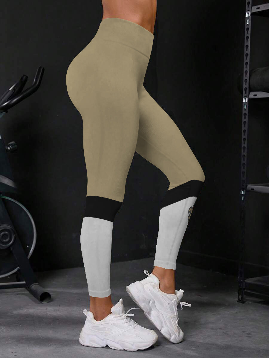 New Orleans Saints High Waist Push Up Printed Leggings