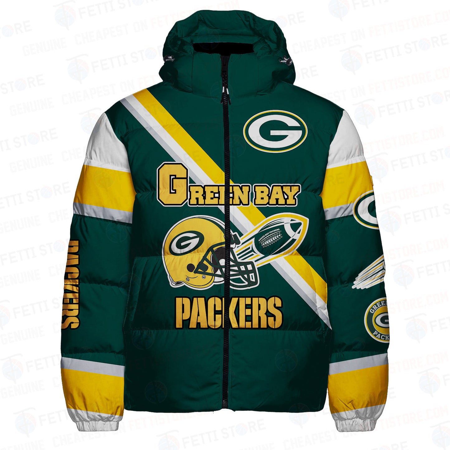 Green Bay Packers CozyCloud Down Jacket AZBTDWJ000138