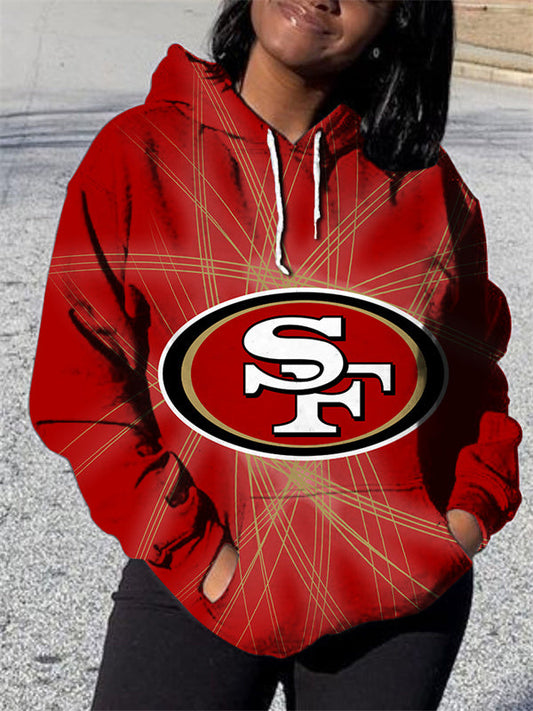 San Francisco 49ers 3D Printed Pocket Pullover Hoodie AZBTPH000146