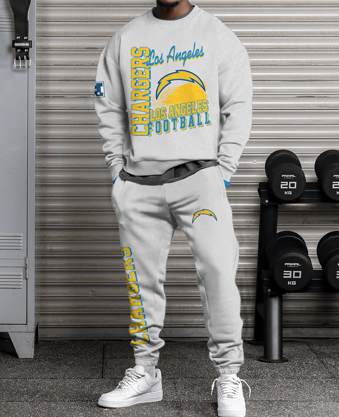 Los Angeles Chargers Combo 3D Sweatsuit and Sweatpants Unisex CBSP70