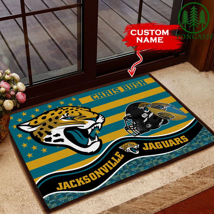 Jacksonville Jaguars Personalized Doormat BGDMM594