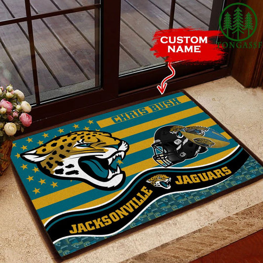 Jacksonville Jaguars Personalized Doormat BGDMM594