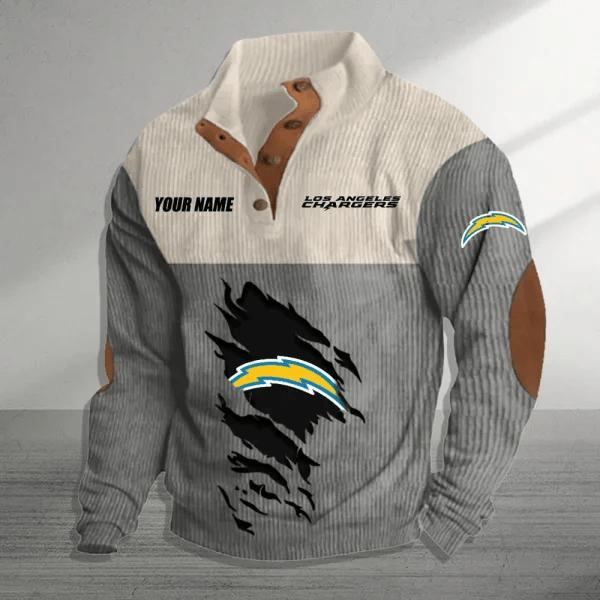 Los Angeles Chargers Colorful Stand Collar Sweatshirt AZBTCSSW000018