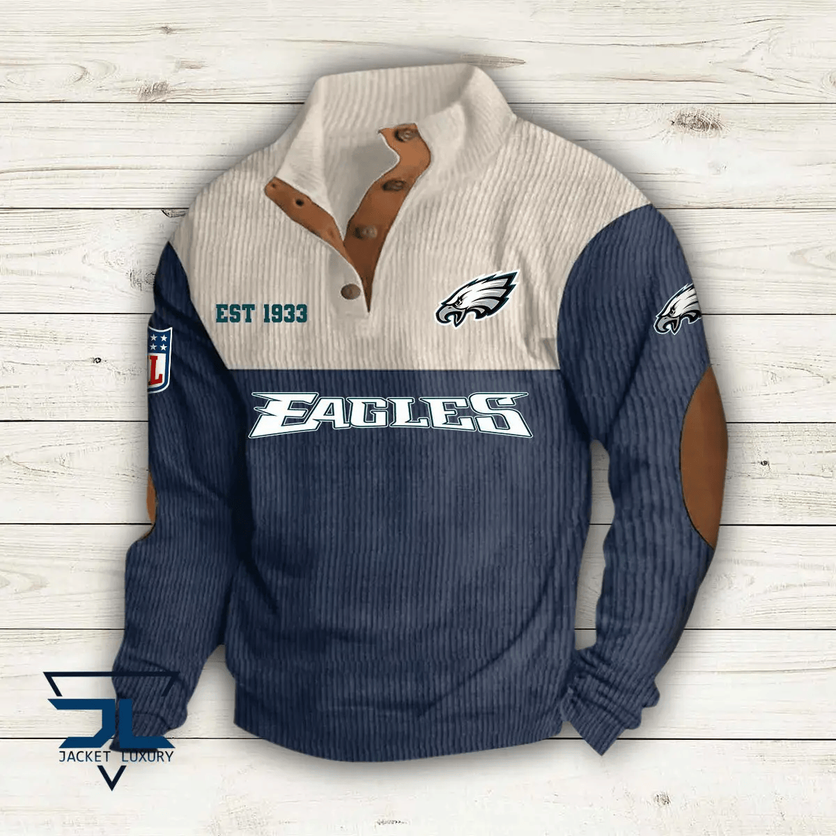 Philadelphia Eagles Colorful Stand Collar Sweatshirt AZBTCSSW000033