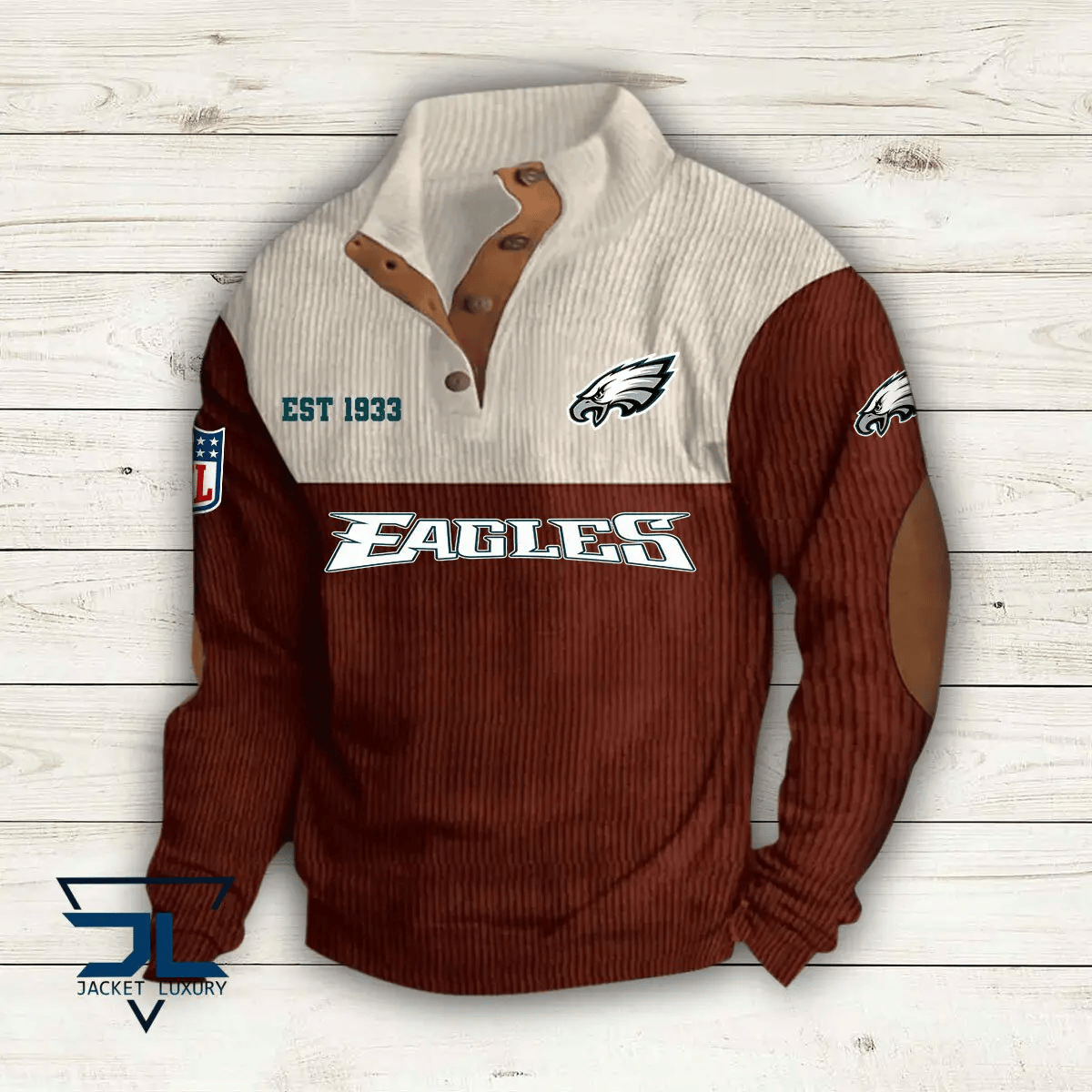 Philadelphia Eagles Colorful Stand Collar Sweatshirt AZBTCSSW000033
