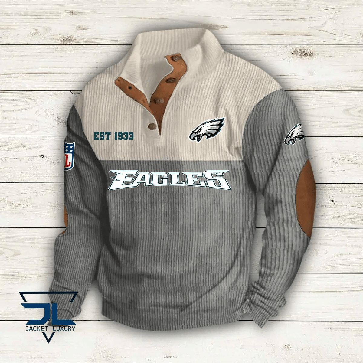 Philadelphia Eagles Colorful Stand Collar Sweatshirt AZBTCSSW000033