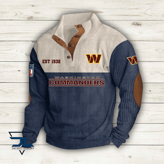 Washington Commanders Colorful Stand Collar Sweatshirt AZBTCSSW000040