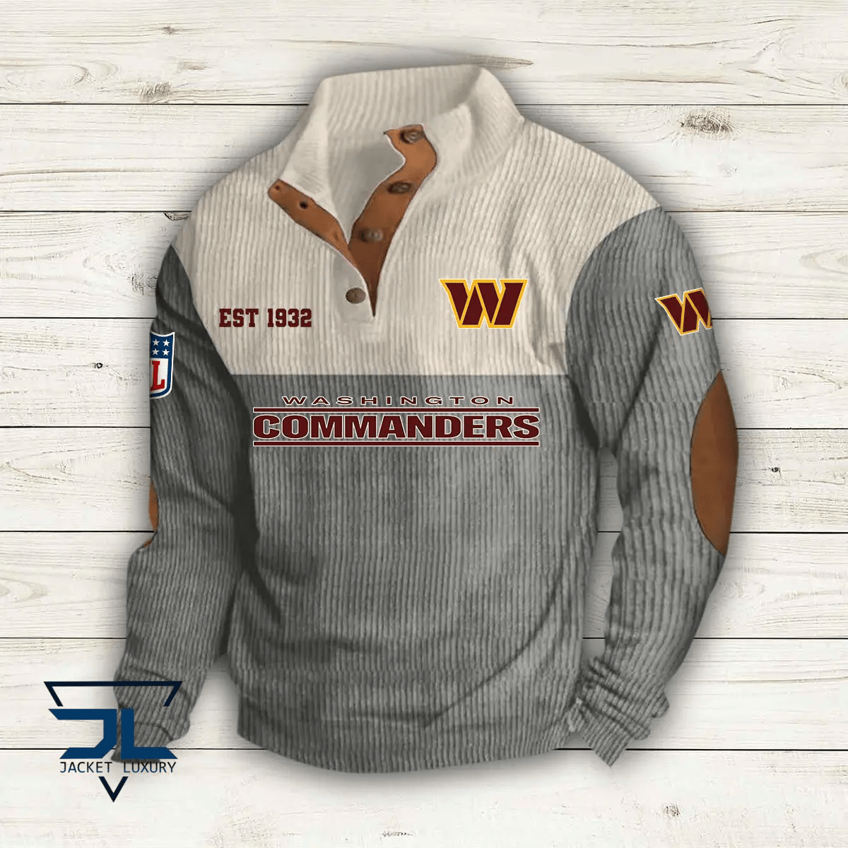 Washington Commanders Colorful Stand Collar Sweatshirt AZBTCSSW000040