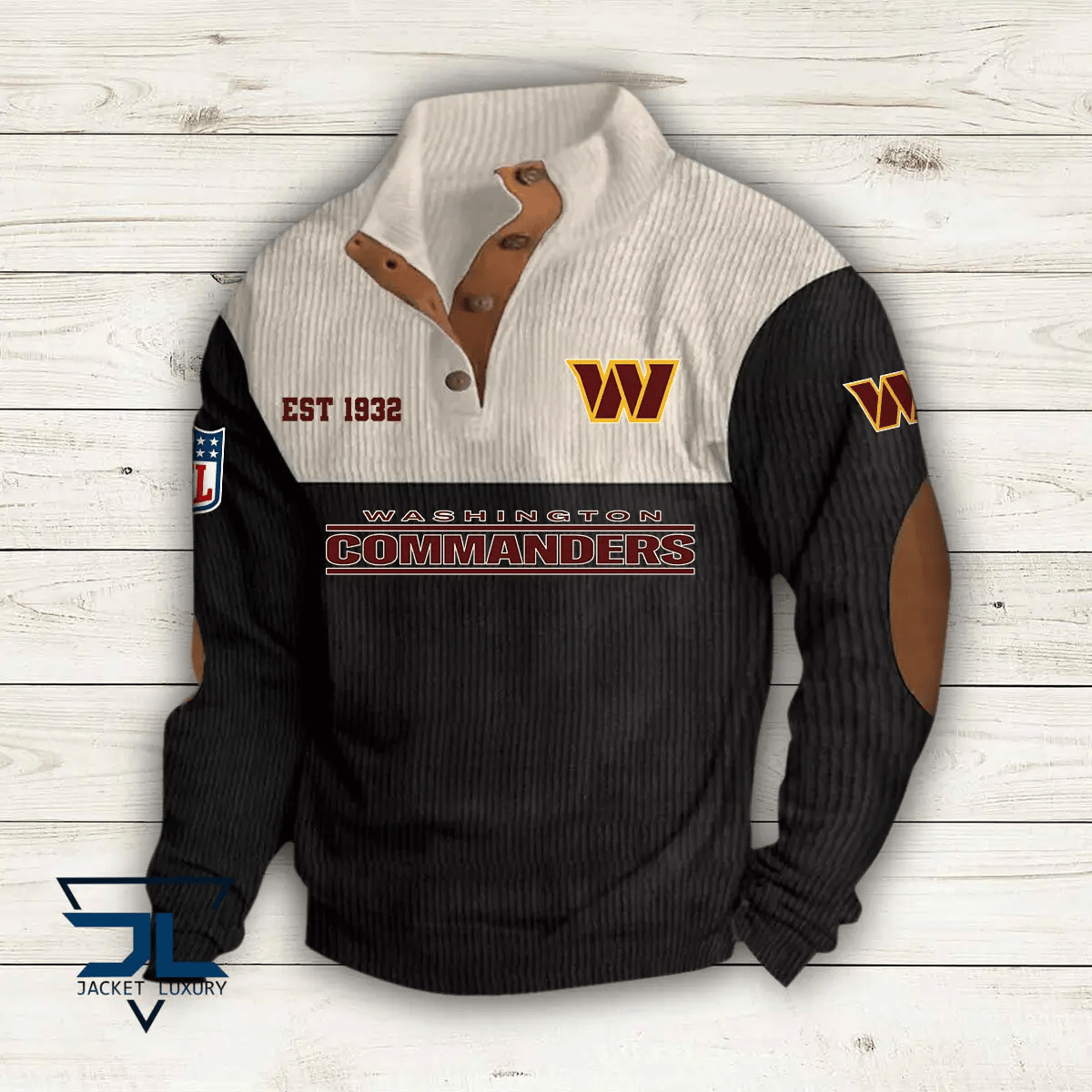 Washington Commanders Colorful Stand Collar Sweatshirt AZBTCSSW000040