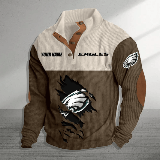 Philadelphia Eagles Colorful Stand Collar Sweatshirt AZBTCSSW000039