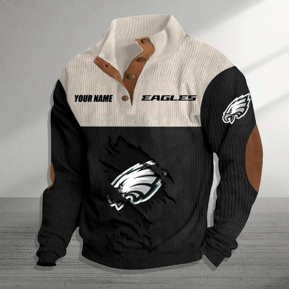 Philadelphia Eagles Colorful Stand Collar Sweatshirt AZBTCSSW000039