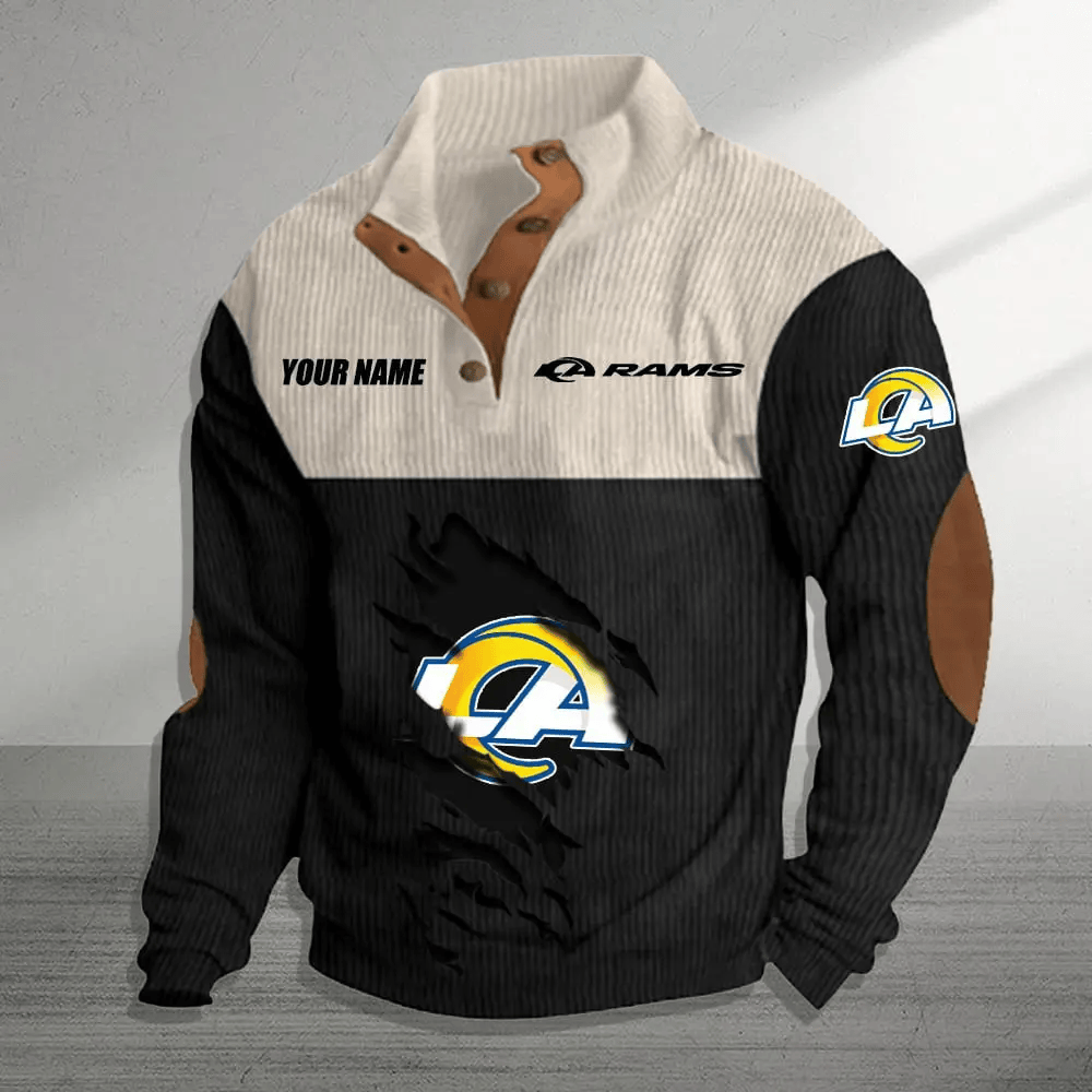 Los Angeles Rams Colorful Stand Collar Sweatshirt AZBTCSSW000046