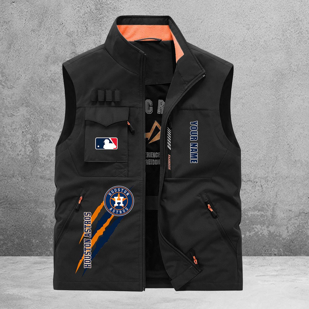 Houston Astros New Personalized Multi-Pockets Vest AZBTMPV000128