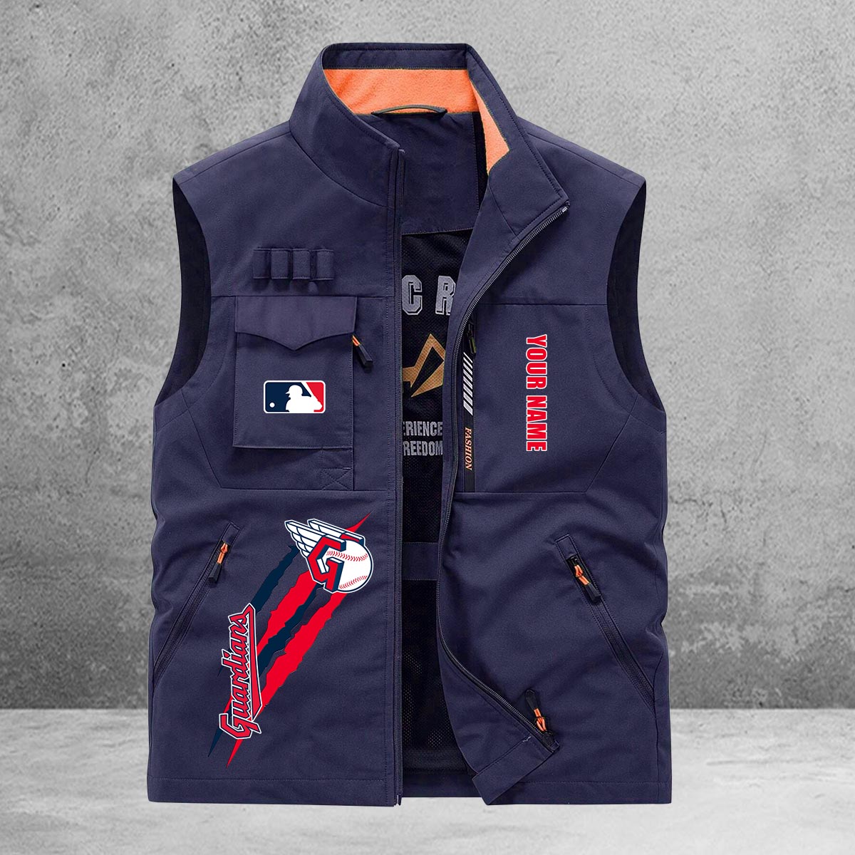 Cleveland Guardians New Personalized Multi-Pockets Vest AZBTMPV000117