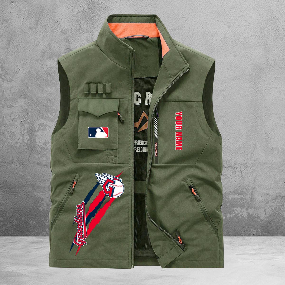 Cleveland Guardians New Personalized Multi-Pockets Vest AZBTMPV000117