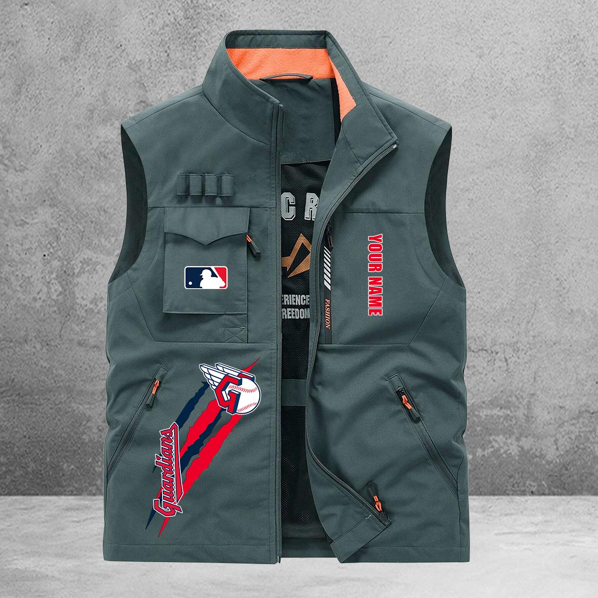 Cleveland Guardians New Personalized Multi-Pockets Vest AZBTMPV000117