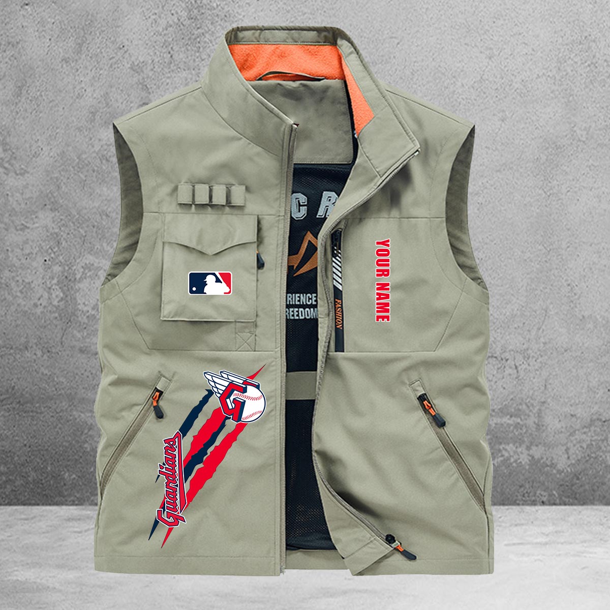 Cleveland Guardians New Personalized Multi-Pockets Vest AZBTMPV000117