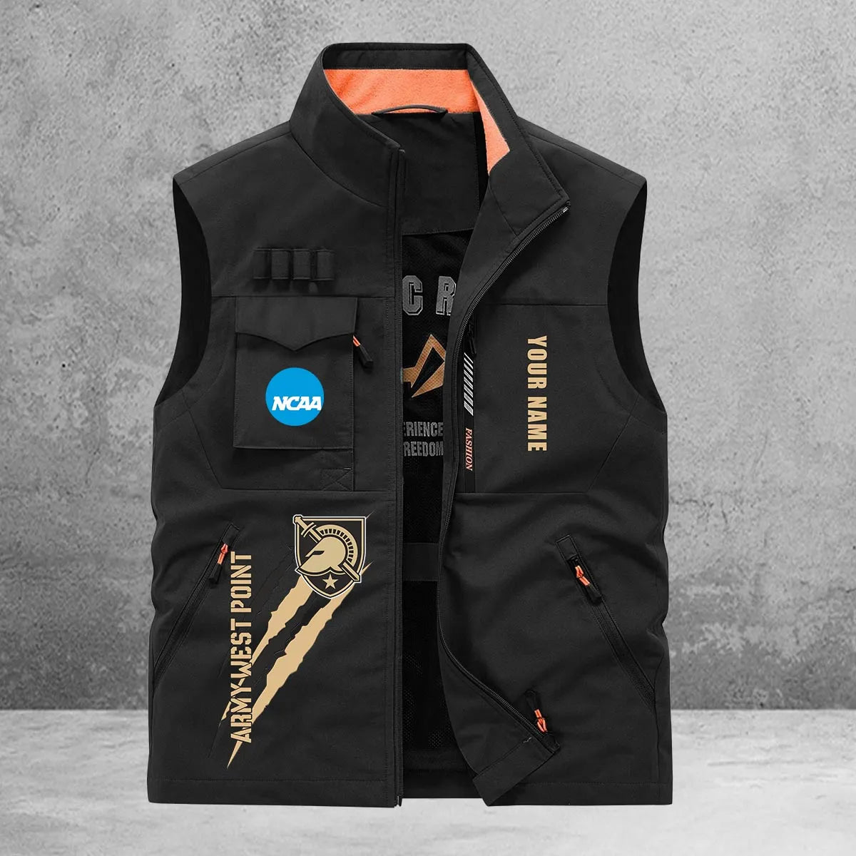 Army Black Knights New Personalized Multi-Pockets Vest AZBTMPV000076