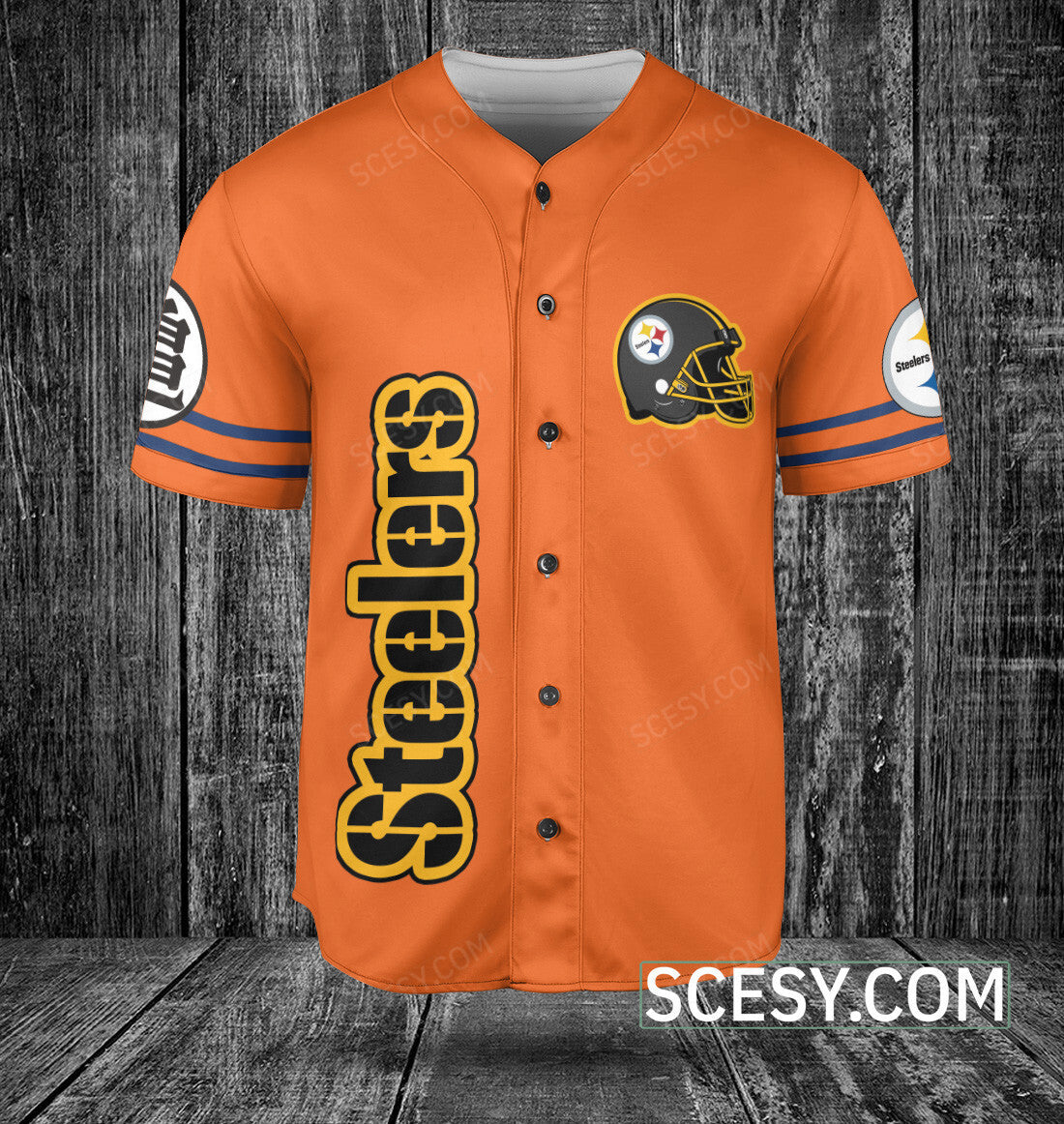 Pittsburgh Steelers Dragon Ball Baseball Jersey Custom