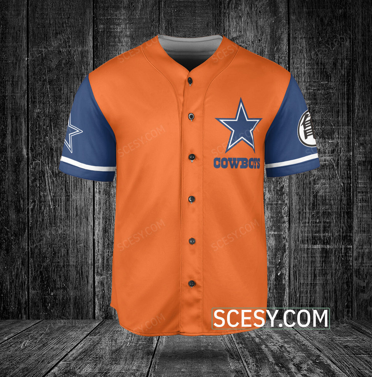 Dallas Cowboys Dragon Ball Son Goku Baseball Jersey