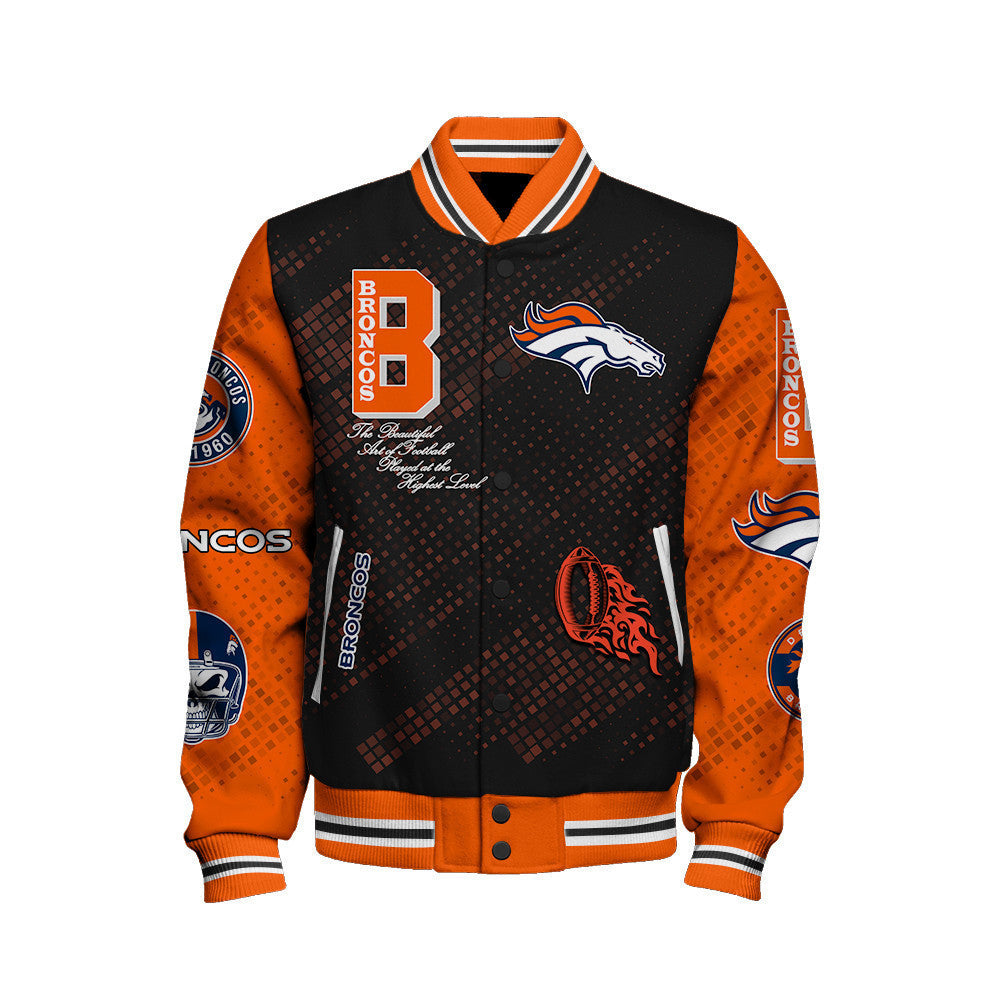 Denver Broncos National Football Conference Unisex Varsity Jacket AZBTVJK000002