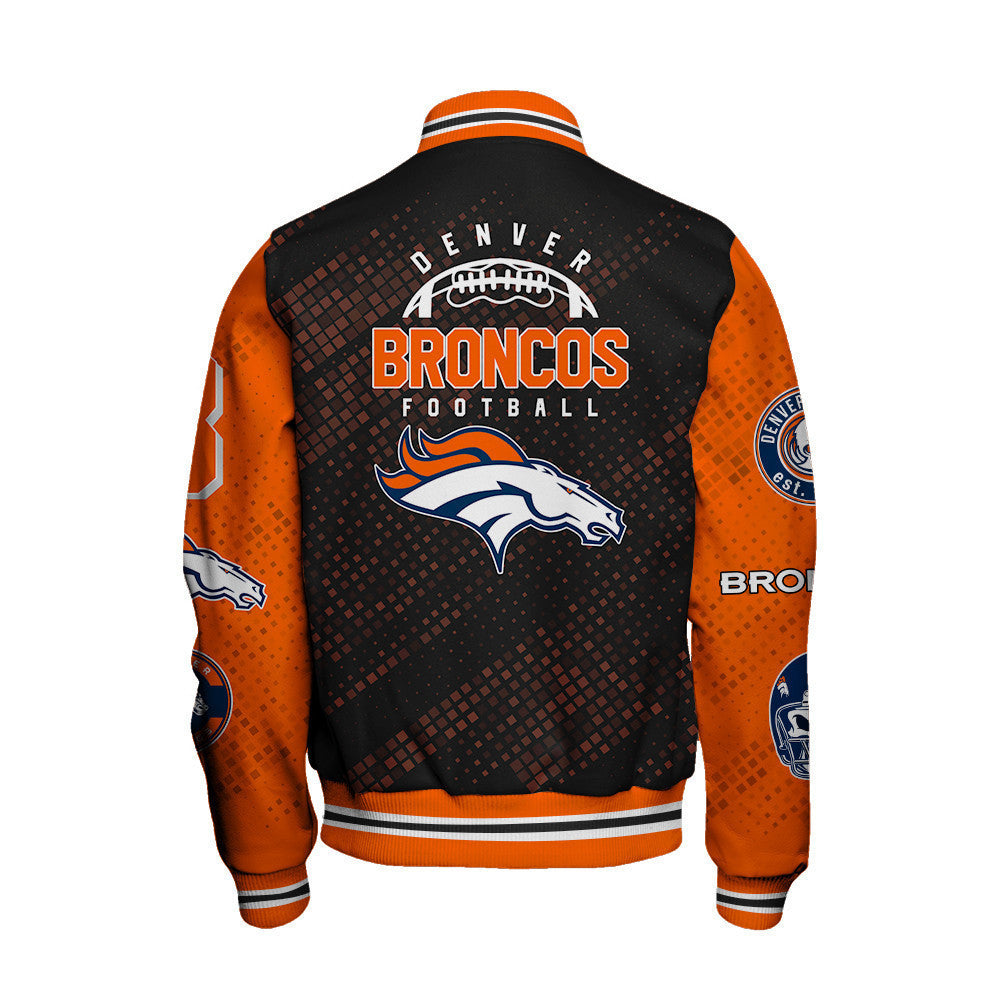 Denver Broncos National Football Conference Unisex Varsity Jacket AZBTVJK000002