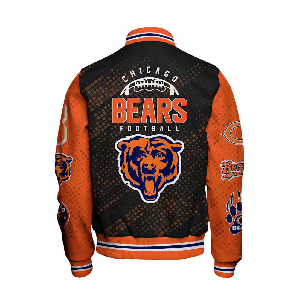 Chicago Bears National Football Conference Unisex Varsity Jacket AZBTVJK000003