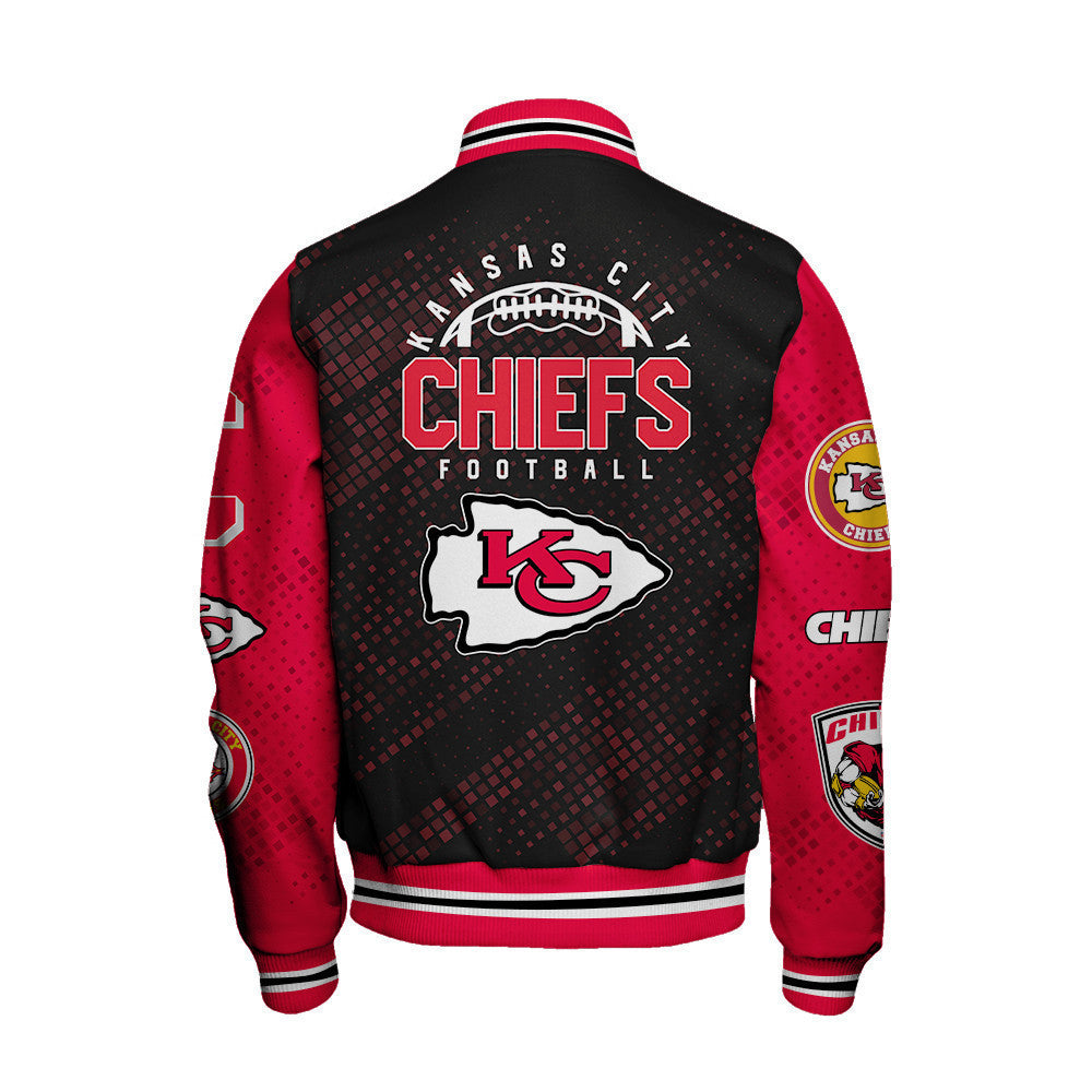 Kansas City Chiefs National Football Conference Unisex Varsity Jacket AZBTVJK000005