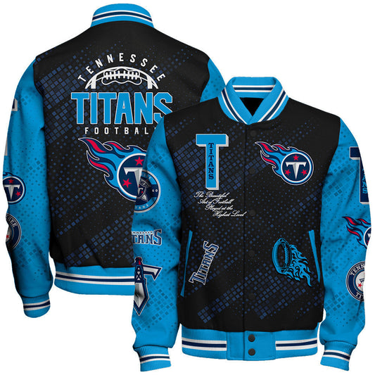 Tennessee Titans National Football Conference Unisex Varsity Jacket AZBTVJK000015