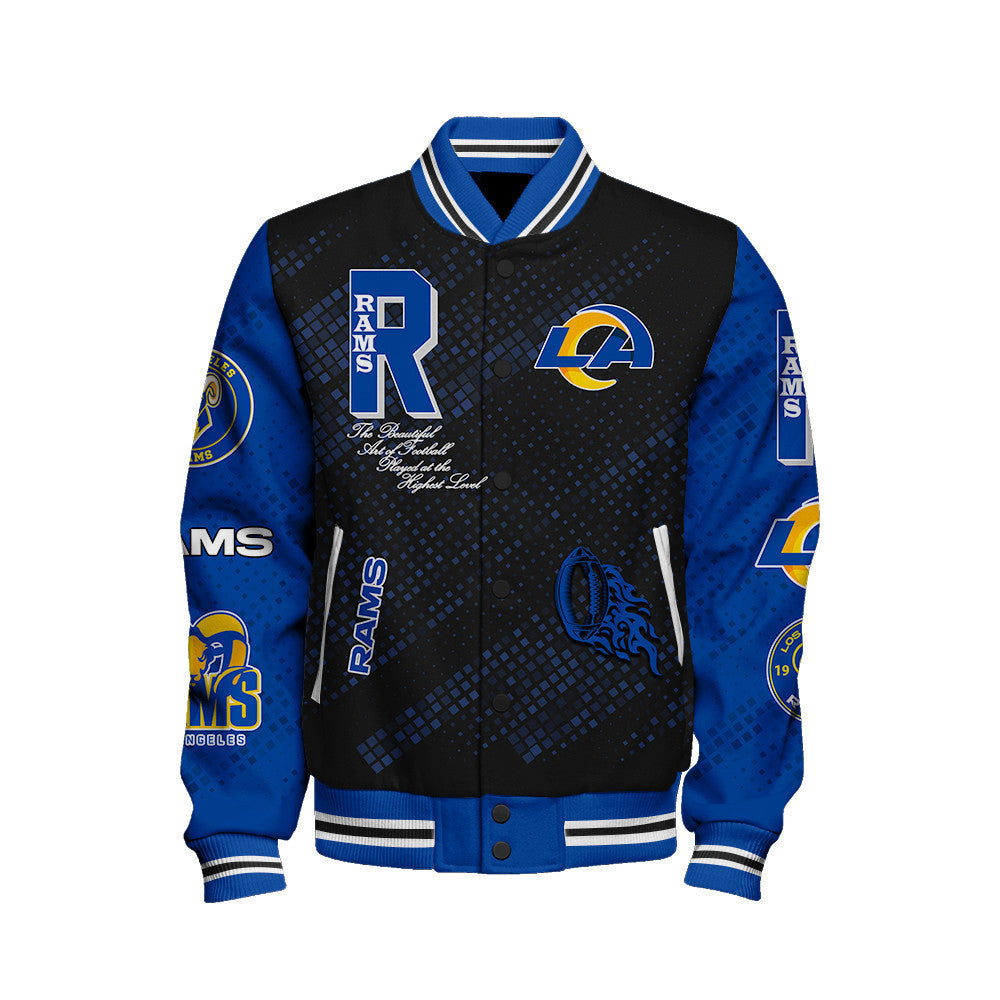 Los Angeles Rams National Football Conference Unisex Varsity Jacket AZBTVJK000012