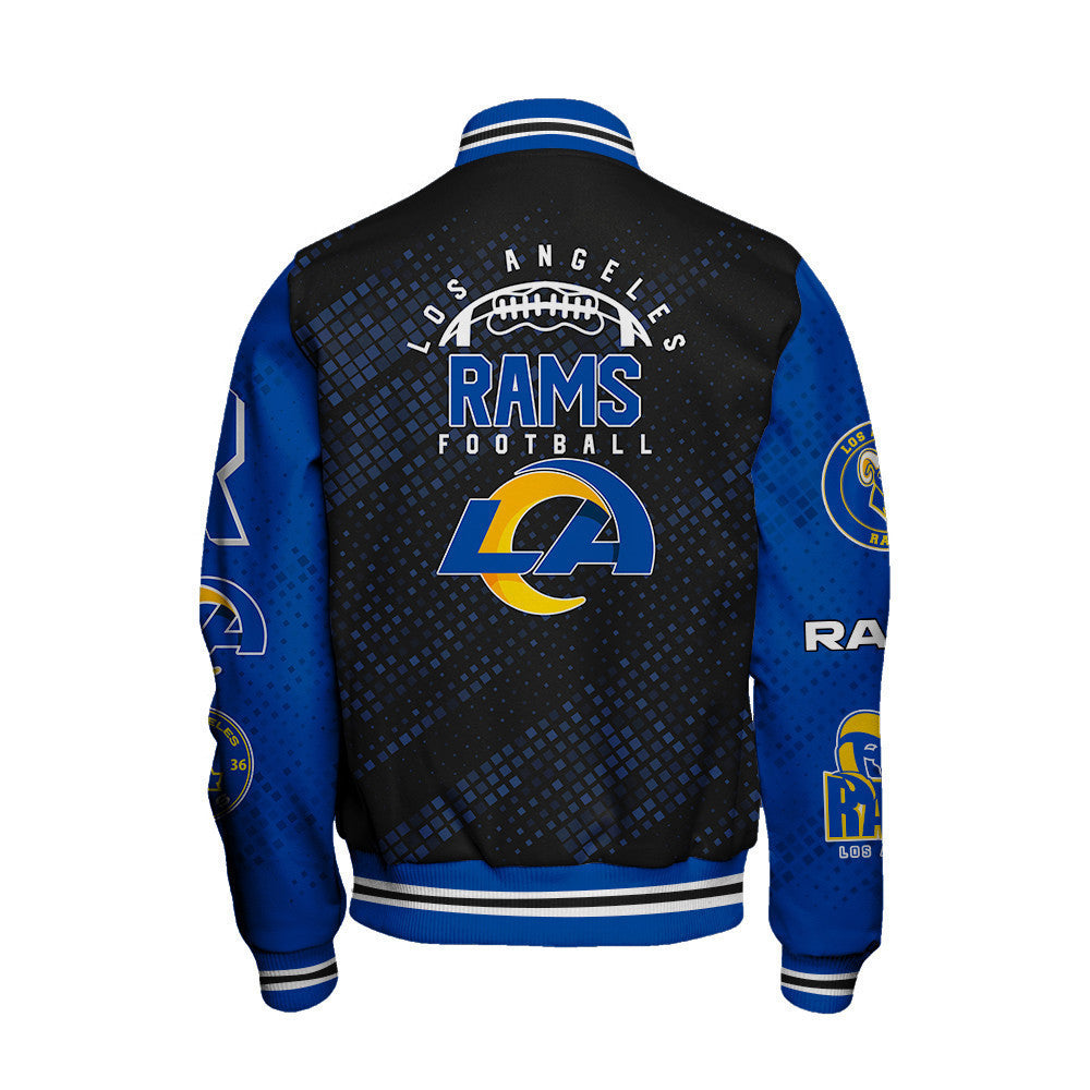Los Angeles Rams National Football Conference Unisex Varsity Jacket AZBTVJK000012