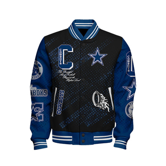 Dallas Cowboys National Football Conference Unisex Varsity Jacket AZBTVJK000011